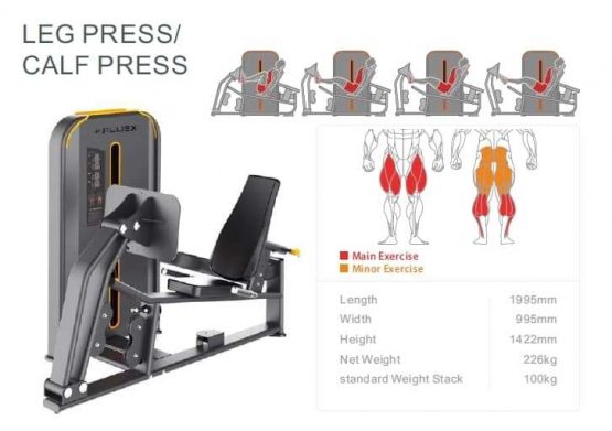Leg Press-Calf press X-Plus
