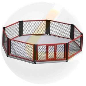 Cage MMA au sol logo