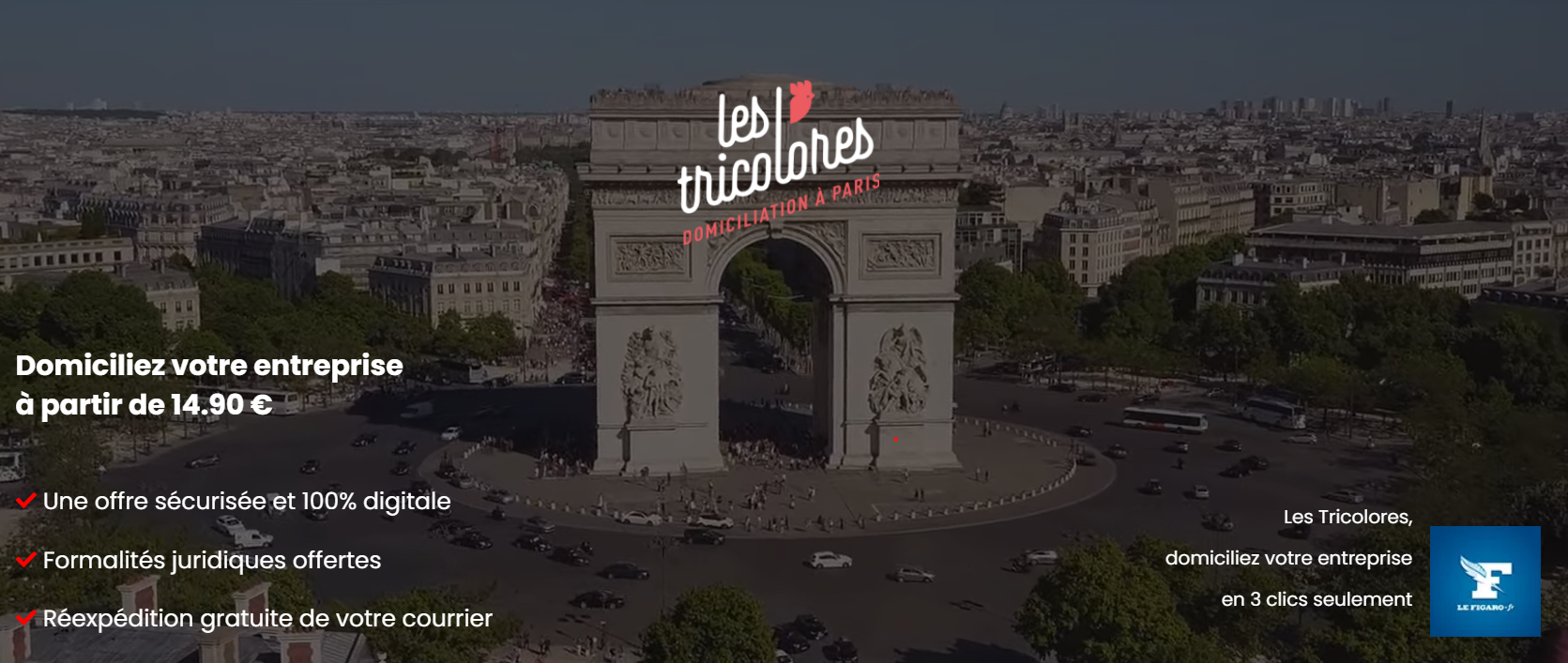 Domiciliez votre entreprise à Paris avec Les Tricolores